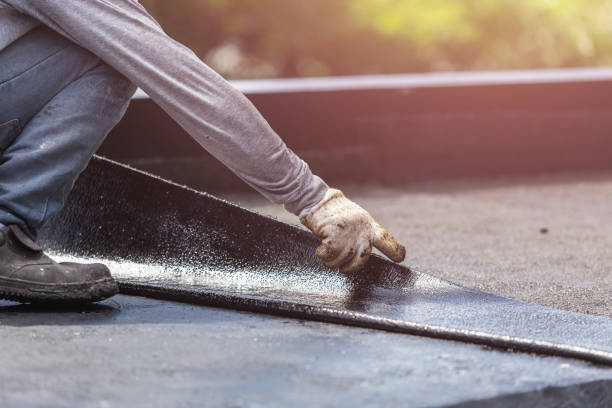 Professional Waterproofing technician working in Rossville, IL